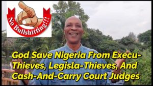Read more about the article GOD SAVE NIGERIA FROM HEARTLESS EXECU-THIEVES & LEGISLA-THIEVES