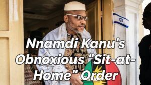 Read more about the article NMAMDI KANU’S OBNOXIOUS “SIT-AT-HOME ORDER”