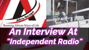 Read more about the article AN “INDEPENDENT RADIO” INTERVIEW WITH HARRY AGINA, PART 1