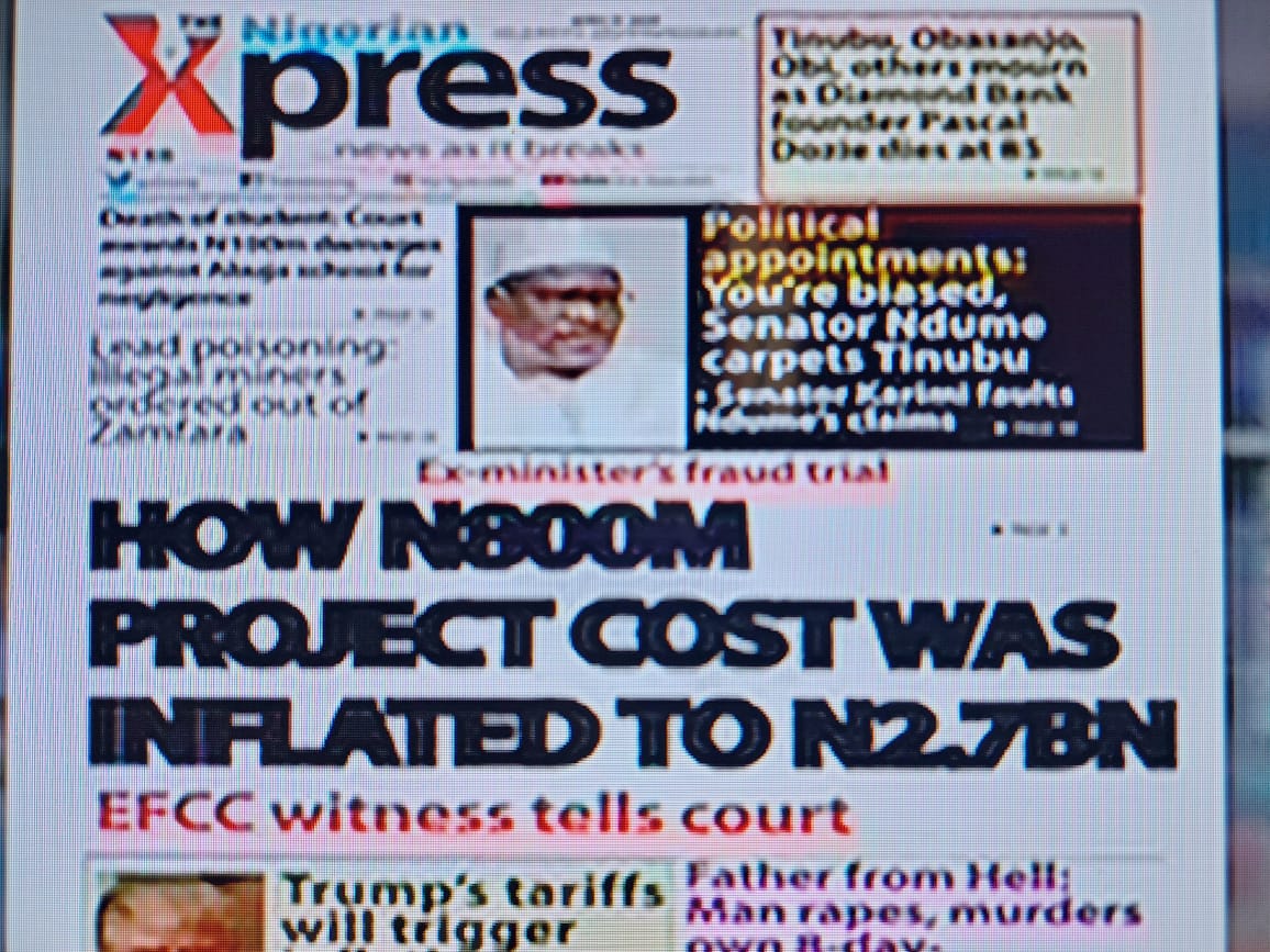 Read more about the article MORE ON THE MENACE OF THE WIDESPREAD CRIMINAL TRADITION OF BUDGET PADDING IN NIGERIA