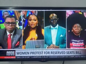 Read more about the article SUPPORT TO NIGERIAN WOMEN’S PROTEST FOR INCREASED PARTICIPATION IN GOVERNANCE