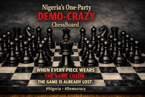 Read more about the article NIGERIA’S ONE-PARTY DEMO-CRAZY CHESS BOARD OF METAPHORS, 1