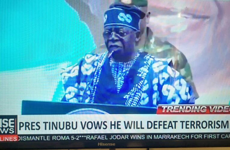WITH JUST ONE YEAR TO END HIS RULE, NIGERIA PRESIDENT TINUBU CONTINUES HIS EMPTY VOWS TO END TERRORISM IN NIGERIA
