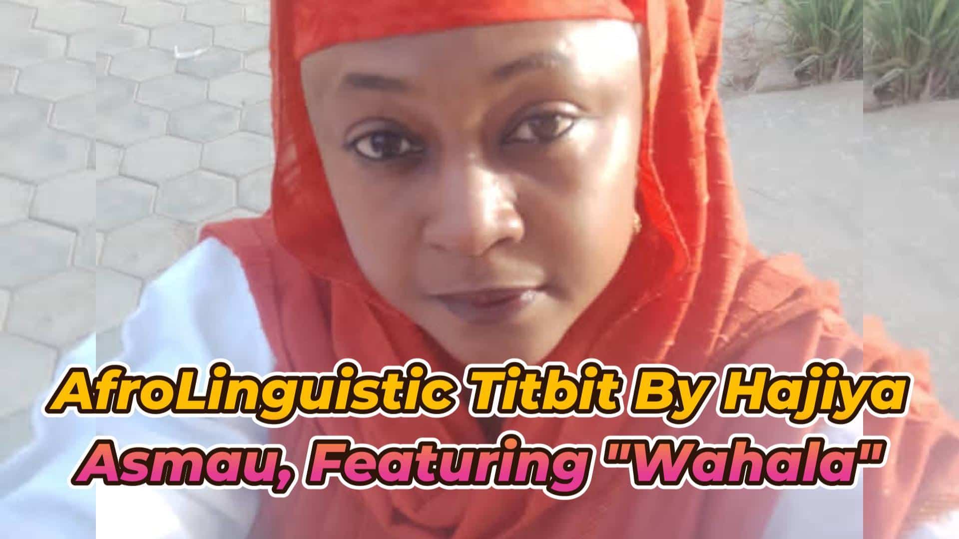 AFROLINGUISTIC TITBIT BY HAJIYA ASMAU, FEATURING “WAHALA”